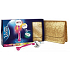 Gillette Venus & Olay ručka Pink + náhradní hlavice 3 kusy + zlatá kabelka, kosmetická sada pro ženy