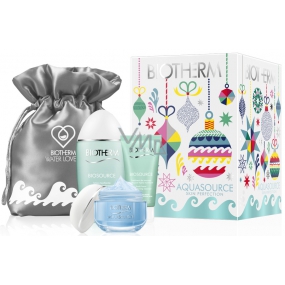 Biotherm Aquasource Skin Perfection hydratační krém 50 ml + Biosource čisticí gel 50 ml + Biosource tonikum 100 ml, kosmetická sada