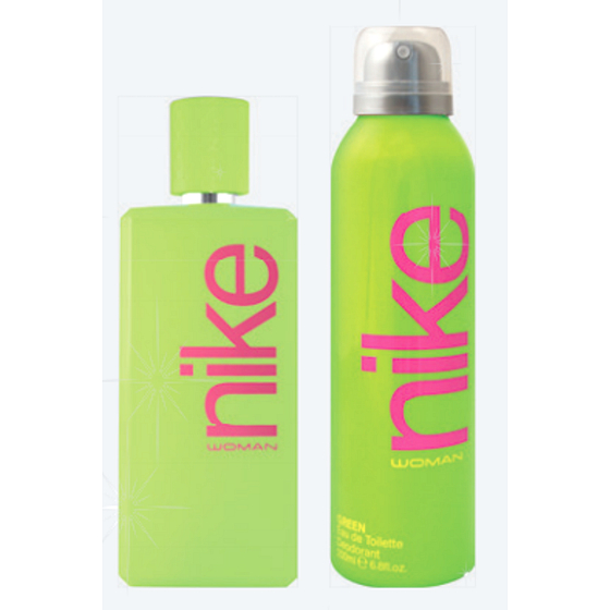 Nike Green Woman toaletní voda 100 ml + deodorant sprej 200 ml, dárková sada