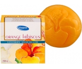 Kappus Orange Hibiscus - Ibišek luxusní toaletní mýdlo 125 g