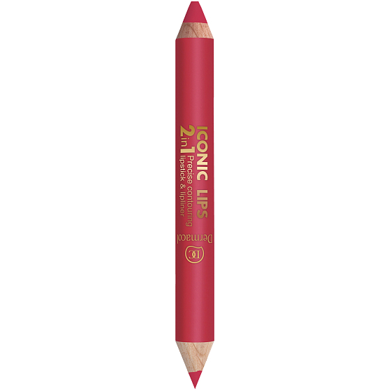 Dermacol Iconic Lips 2v1 rtěnka a konturovací tužka č.04 10 g
