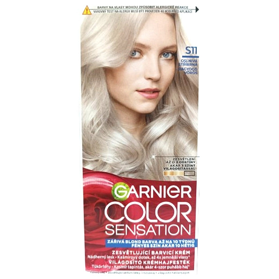 Garnier Color Sensation barva na vlasy S11 Oslnivá stříbrná