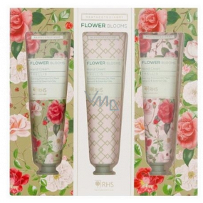 Heathcote & Ivory Flower Blooms Trellis vyživující krém na ruce a nehty 3 x 30 ml, kosmetická sada Heathcote & Ivory Flower Blooms Trellis vyživující krém na ruce a nehty 3 x 30 ml, kosmetická sada