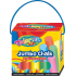 Colorino Jumbo Chalk chodnikowe kredy krabice z uchwytem 8 kolorów 15 sztuk