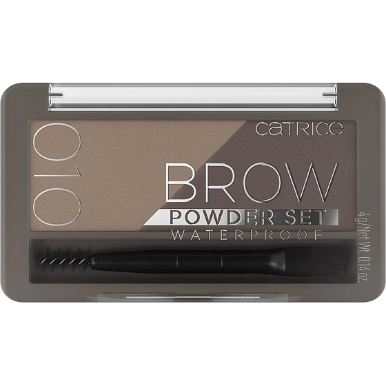 Catrice Brow Powder Set Waterproof zestaw do brwi wodoodporny 010 Ash Blond 4 g