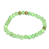 Jadeit zielony elastyczny bransoletka naturalny kamień, kulka 6 mm / 16 - 17 cm