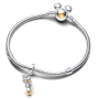 Zawieszka Srebrna 925 Disney 100. Rocznica Kaczor Donald, Charms do bransoletki