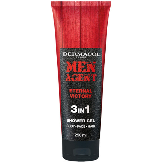 Dermacol Men Agent 3v1 Eternal Victory sprchový gel na tělo, obličej a vlasy 250 ml