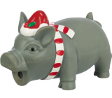 Trixie Xmas Świnka świąteczna lateksowa 16 cm