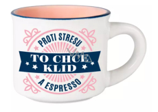Albi Espresso kubek - Przeciw stresowi, potrzebujesz spokoju i espresso 45 ml
