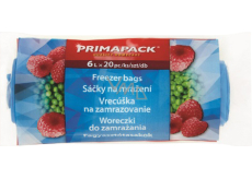 Primapack worki do zamrażania 6 l, 20 sztuk