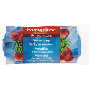 Primapack worki do zamrażania 6 l, 20 sztuk