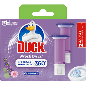 Duck WC blok Fresh Discs Lawenda, 2× 36 ml