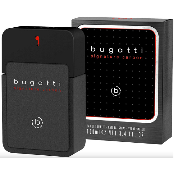 Bugatti Signature Carbon toaletní voda pro muže, 100 ml