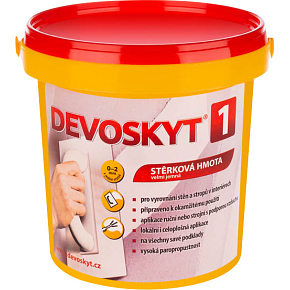 Devoskyt grubość 1, masa szpachlowa do wnętrz, 1,8 kg