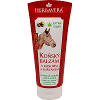Herbavera Końský balzám z konopiami i kasztanem, 200 ml