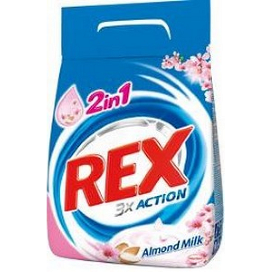 Rex 3x Action Almond Milk prášek na praní 20 dávek 2 kg