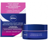Nivea 24h Moisture odżywczy krem na noc do suchej i wrażliwej cery 50 ml