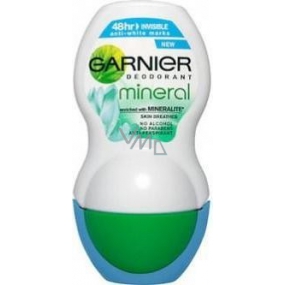 Garnier Mineral Ultra Dry Invisible Anti-White Marks kuličkový deodorant roll-on pro ženy 50 ml Garnier Mineral Ultra Dry Invisible Anti-White Marks kuličkový deodorant roll-on pro ženy 50 ml