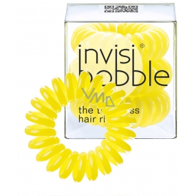 Invisibobble Submarine Yellow Gumička do vlasů žlutá spirálová 3 kusy