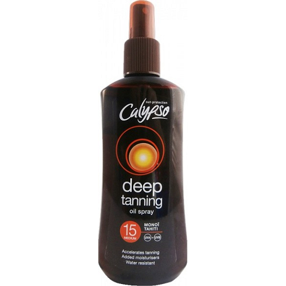 Calypso Monoi Tahiti SPF15 olej na opalování 200 ml