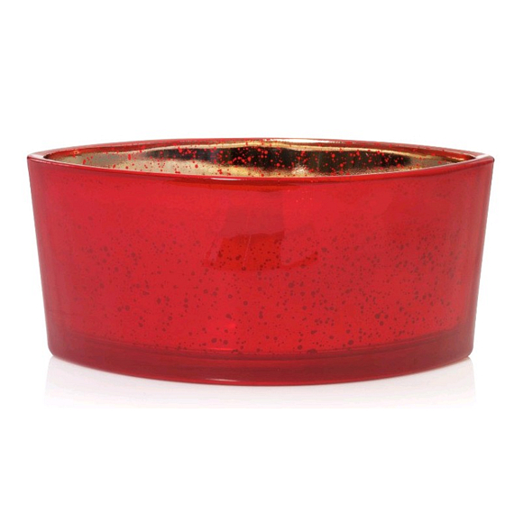 WoodWick Pomegranate - Granátové jablko vonná svíčka s dřevěným širokým knotem a víčkem loď 453 g Festine Joy loď limited 2018