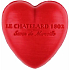 Le Chatelard 1802 Červené ovoce přírodní mýdlo ve tvaru srdce 25 g