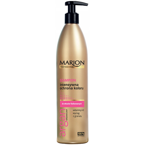 Marion Professional Intensive Colour Olej arganowy intensywnie ochronny szampon do włosów farbowanych 400 g