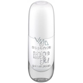 Essence Shine Last & Go! lak na nehty 33 Wild White Ways 8 ml Essence Shine Last & Go! lak na nehty 33 Wild White Ways 8 ml