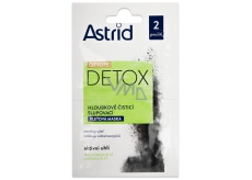 Astrid Citylife Detox głęboko oczyszczająca maska peel-off do skóry normalnej i tłustej 2 x 8 ml