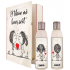 Bohemia Gifts S tebou mě baví svět sprchový gel 200 ml + šampon na vlasy 200 ml, kniha kosmetická sada