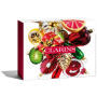 Clarins Hydra-Essentiel bogaty krem nawilżający do bardzo suchej skóry 50 ml + peeling kremowy do rozjaśniania i nawilżania 15 ml + orzeźwiająca maska nawilżająca 15 ml + kosmetyczka, zestaw kosmetyków dla kobiet