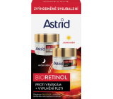 Astrid Bioretinol krem ​​dzienny przeciw zmarszczkom 50 ml + krem ​​nocny przeciw zmarszczkom 50 ml, duopack