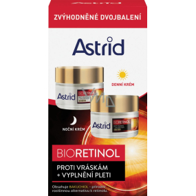 Astrid Bioretinol krem dzienny przeciw zmarszczkom 50 ml + krem nocny przeciw zmarszczkom 50 ml, duopack Astrid Bioretinol krem dzienny przeciw zmarszczkom 50 ml + krem nocny przeciw zmarszczkom 50 ml, duopack