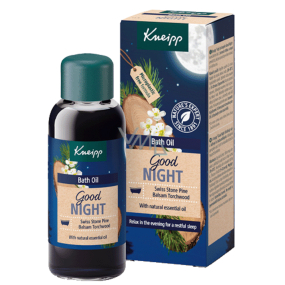 Kneipp Good Night olej do kąpieli z naturalnymi olejkami eterycznymi uspokaja umysł i pielęgnuje skórę 100 ml