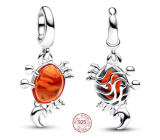 Charm Srebrna 925 Disney Mała syrenka - zawieszka krab Sebastian