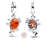 Charm Srebrna 925 Disney Mała syrenka - zawieszka krab Sebastian