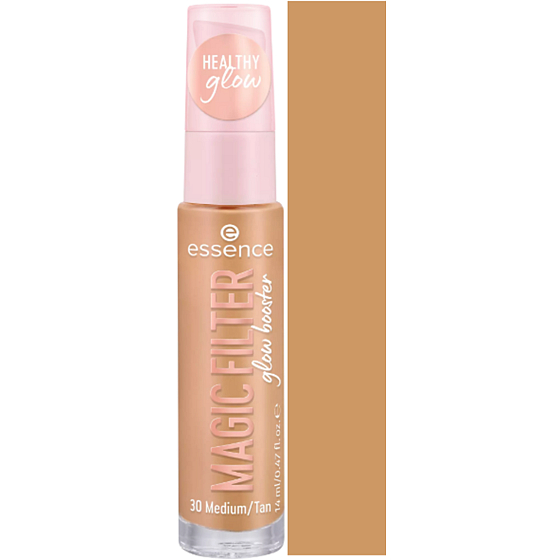 Essence Magic Filter Glow Booster baza pod makijaż o lekkim kryciu 30 Medium/Tan 14 ml