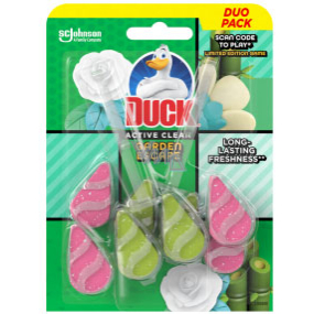 Duck WC zawieszenie Active Clean Tropical Sunshine, 2x 38,6 g