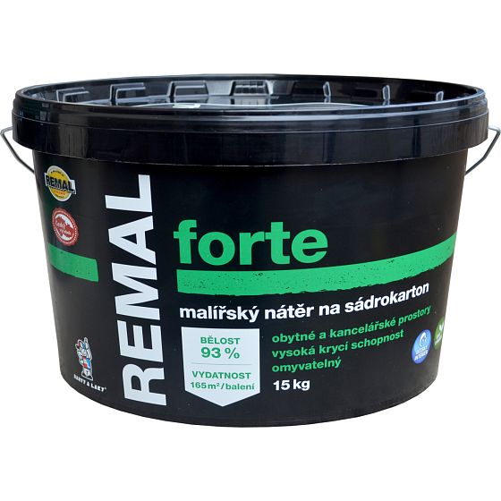 REMAL Forte farba zmywalna do gipsu, 15 kg