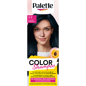 Schwarzkopf Palette Color Shampoo farba do włosów 339 niebiesko-czarna 50 ml Schwarzkopf Palette Color Shampoo farba do włosów 339 niebiesko-czarna 50 ml