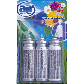 Air Menline Rain of Island nabój do odświeżacza powietrza 3× 15 ml