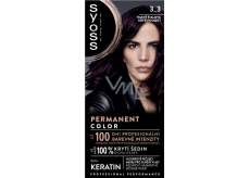 Syoss Professional farba do włosów 3 - 3 ciemny fioletowy