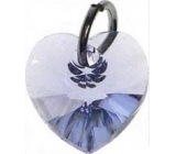 Swarovski Elements wisiorek serce jasny fiolet 10 mm 1 sztuka