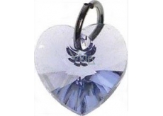Swarovski Elements wisiorek serce jasny fiolet 10 mm 1 sztuka