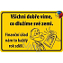 Nekupto Humorná cedulka Všichni dobře víme 15x10 cm 1 kus