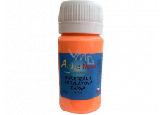Art e Miss Uniwersalna farba akrylowa błyszcząca 73 Neon pomarańczowa 40 g