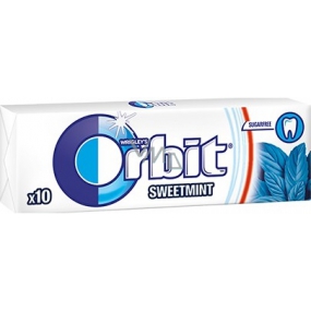 Wrigleys Orbit Słodka Mięta gumy do żucia bez cukru drażetki 10 sztuk 14 g