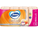Zewa Deluxe Cashmere Peach 3vrstvý toaletní papír, 16 rolí, 19,3 m role