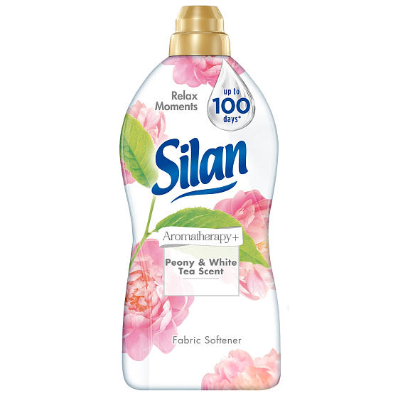 Silan Aromatherapy Peony & White Tea Scent avivážní prostředek 72 dávek 1,8 l
